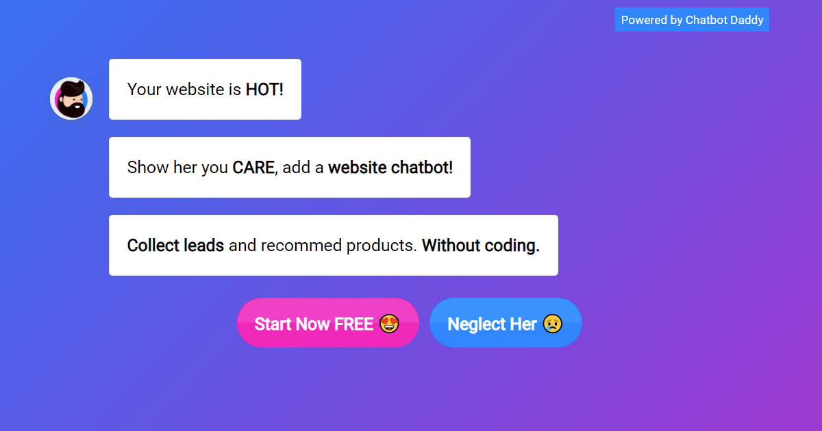 💬 Chatbot Daddy | Best FREE Chatbot Builder